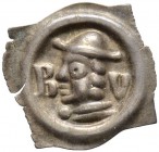SCHWEIZ. Bern. Burgdorf/Wangen an der Aare. Hartmann III., 1357-1377. Vierzipfliger Angster o. J. / ND. Variante mit schmalem Kopf zwischen B - V. 0.3...