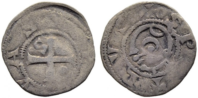 SCHWEIZ. Genf/Genève. Genf, Bistum. Adalgodus II. 1031. Denier o. J., Genf. Einf...