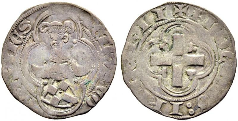 SCHWEIZ. Genf/Genève. Grafen von Genf. Peter, 1371-1394. Sizain o. J., Annecy. W...