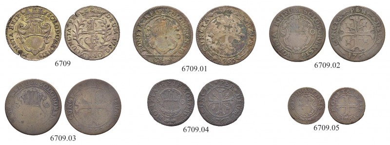 SCHWEIZ. Solothurn. Stadt und Kanton. Halbbatzen 1761, Solothurn. Halbbatzen 176...