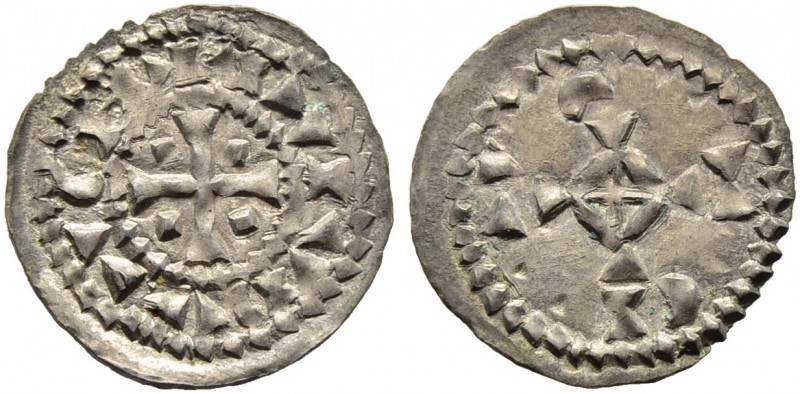 SCHWEIZ. Waadt/Vaud. Orbe. Rudolf III. 993-1032. Denier o. J. /ND, Orbe. Kreuz m...