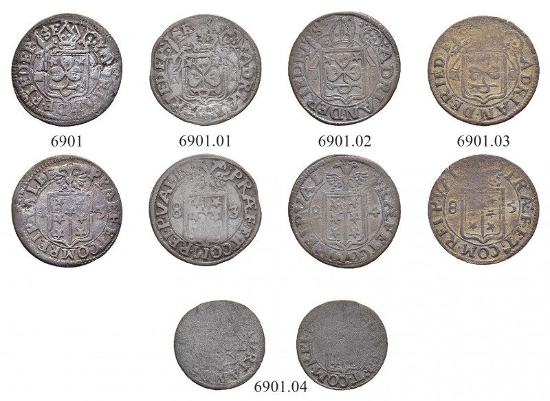 SCHWEIZ. Wallis/Valais. Sitten, Bistum. Adrian V. von Riedmatten, 1672-1701. Hal...