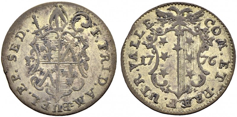 SCHWEIZ. Wallis/Valais. Sitten, Bistum. Franz Friedrich Ambüel, 1760-1780. Batze...