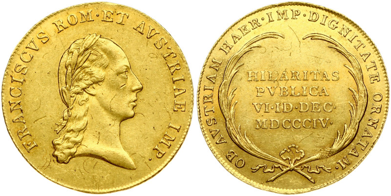 Austria. Franz II (1792-1835). 1 1/4 Ducat 1804 Adoption of the Austrian Imperia...