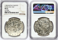 Venice Ducato ND (1780) RB NGC MS 63 TOP POP