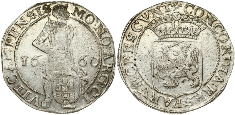 Netherlands, Kampen. Silver Ducat 1660. Silver. Dav. 4918; KM 55.1
Estimate: EU...
