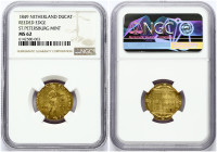 Ducat 1849 St Petersburg Mint NGC MS 62