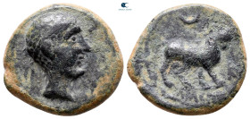 Hispania. Castulo circa 100 BC. Bronze Æ