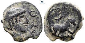 Hispania. Castulo circa 100 BC. Bronze Æ
