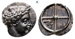 Gaul. Massalia circa 410-380 BC. Obol AR