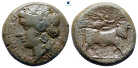 Campania. Neapolis circa 250-225 BC. Bronze Æ