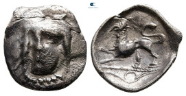 Campania. Phistelia circa 325-275 BC. Obol AR