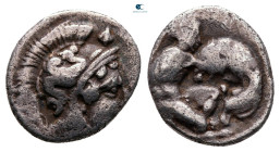 Lucania. Herakleia circa 420-390 BC. Diobol AR