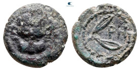 Bruttium. Rhegion circa 415-387 BC. Bronze Æ