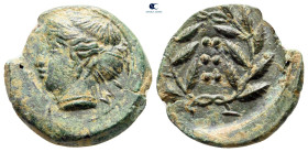 Sicily. Himera circa 415-409 BC. Hemilitron Æ