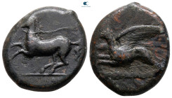 Sicily. Kainon circa 360-340 BC. Bronze Æ