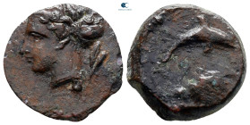 Sicily. Syracuse. Second Democracy 466-405 BC. Hemilitron Æ