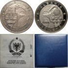 Albania, People's Socialist Republic (1945-1990), Piefort 50 Leke (10 Oz) 1988, Mintage: 200, RRR KM-P1, Ag mm 65 g 311,05. Original Box and Certifica...