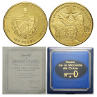 Cuba, Second Republic (1962-), 100 Pesos (1 Oz) 1999, KM-710 Au mm 38 g 31,15 original box and certificate, Proof