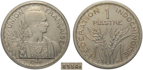 Franch Indo-China, Federated States, Essai Piastre 1946, Gad-37 Ni mm 35 g 18,08 FDC