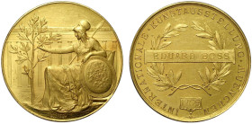 Germany Munich, Gold Medals of 6 Ducat 1905 International art exhibition, Au mm 34 g 20,83 SPL