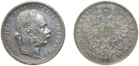 Austria Austro-Hungarian Empire 1879 1 Florin - Franz Joseph I Silver (.900) Vienna Mint (37485342) 12.34g AU KM 2222 Schön 149