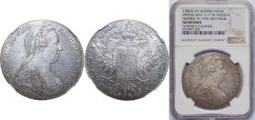 Austria Archduchy of Austria Holy Roman Empire 1780 IC-FA 1 Thaler - Maria Theresia Silver (.833) Vienna Mint 28.067g NGC AU Surface hairlines KM 1866...