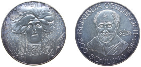 Austria Second Republic 1989 500 Schilling (Gustav Klimt) Silver (.925) Vienna Mint (183600) 24g BU KM 2987