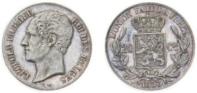 Belgium Kingdom 1853 20 Centimes - Léopold I Silver (.900) (Cu 10%) Brussels Mint (1965054) 1g AU KM 19 LA BFM-46