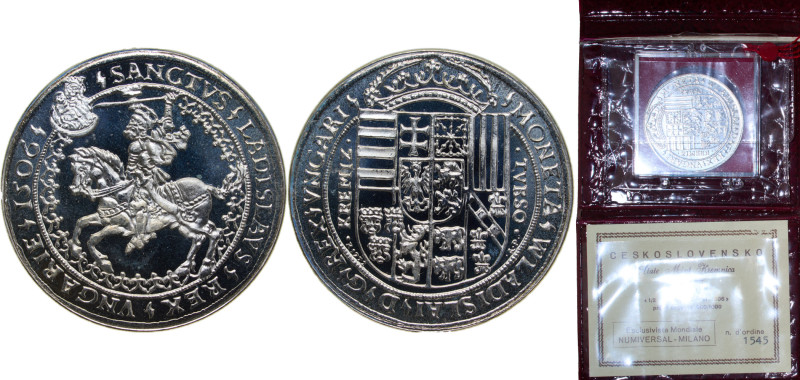 Czechoslovakia Socialist Republic ND (1972) Medal (1/2 Taler 1506 modern issue) ...