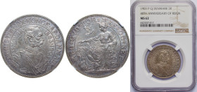 Denmark Kingdom 1903 P GJ 2 Kroner - Christian IX (Anniversary of Reign) Silver (.800) Copenhagen Mint (103392) 15g NGC MS 62 KM 802