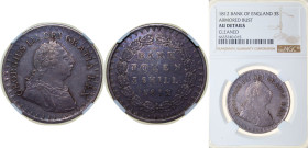 Great Britain Bank of England 1812 3 Shillings - George III Silver (.892) 14.7g NGC AU Cleaned KM Tn4 Sp 3769