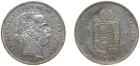 Hungary 1879 K B 1 Forint - Ferenc József Silver (.900) (25755927) 12.346g ÉH 1464 H 2138 H 2139 KM 453 Adamo M15