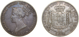 Italy Duchy of Parma Italian states 1815 5 Lire - Maria Luigia Silver (.900) Parma Mint (93000) 24.7g VF C 30 Dav ECT 204 MIR 1093