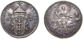 Italy Papal States Italian states 1823//II B ½ Scudo (Sede Vacante) Silver (.917) 13.1g XF KM 1291 Munt 5