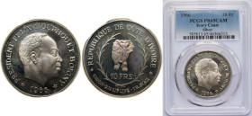 Ivory Coast Republic 1966 10 Francs CFA (Félix Houphouët-Boigny) Silver (.925) 25g PCGS PR 65 KM 1 Schön 1
