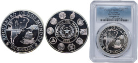 Paraguay Republic 2002 1 Guaraní (The Nautical) Silver (.925) Madrid Mint 27.07g PCGS PR 67 KM 199 Schön 200