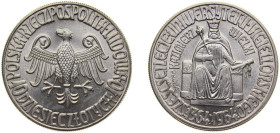 Poland People's Republic 1964 10 Złotych (Kazimierz Wielki; Trial Strike Ni eagle without crown) Nickel Warsaw Mint (500) 13.7g BU KM Pr101 Fischer Po...