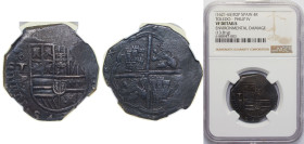 Spain Kingdom 1621-1665 To P 4 Reales - Felipe IV Obverse : Clear Mintmark "To" and Mint Official's Initial "P" at left Silver (.931) Toledo Mint 13.8...