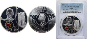Spain Kingdom 2016 M 10 Euro - Felipe VI (Contemporary Europe) Silver (.925) Madrid Mint (7500) 27g PCGS PR 69