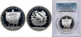 Switzerland Federal State 1991 50 Francs (Langenthal Shooting Festival) Silver (.900) Bern Mint (4000) 25g PCGS PR 68 HMZ 2 1348i X S38