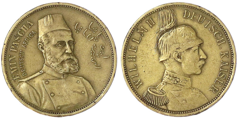 Münzen der Kolonien und Nebengebiete
Deutsch-Ostafrika
Bronzemedaille o.J. (18...