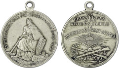 Münzen der Kolonien und Nebengebiete
Deutsch-Südwestafrika
Tragb. Cu/Ni-Medaille (messingfarben) o.J. zur Erinnerung an die Kriegsjahre. Germania mi...