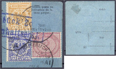 Briefmarken/Briefe/Postkarten der Kolonien und Nebengebiete
Deutsche Post in China
Vorläufer
Innendienst und Krone/Adler 1890/1901, drei Werte auf ...