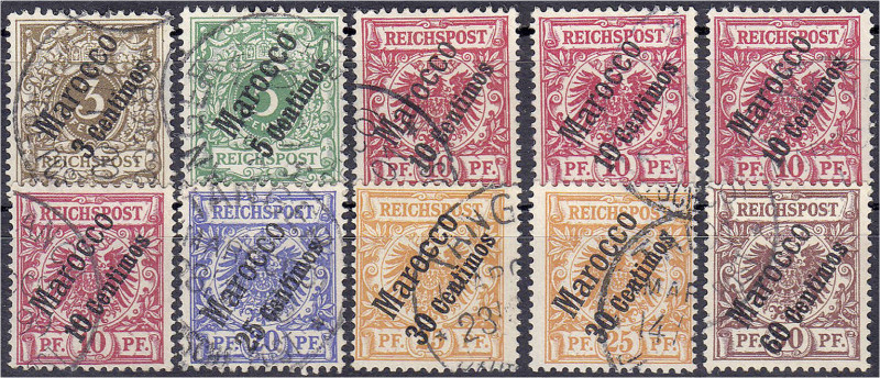 Briefmarken/Briefe/Postkarten der Kolonien und Nebengebiete
Deutsche Post in Ma...