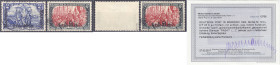 Briefmarken/Briefe/Postkarten der Kolonien und Nebengebiete
Deutsche Post in Marokko
2 P 50 C. auf 2 M. und 6 P. 25 C. auf 5 M. Freimarken 1903, sog...