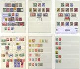 Briefmarken/Briefe/Postkarten der Kolonien und Nebengebiete
Deutsche Post in der Türkei
1884-1908 */**: Reichhaltige Sammlung auf Vordruckblättern m...