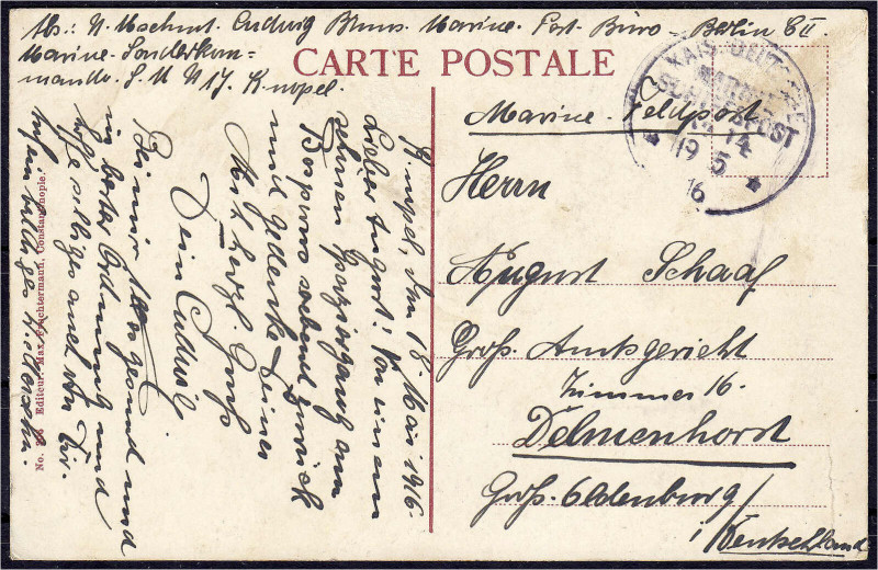 Briefmarken/Briefe/Postkarten der Kolonien und Nebengebiete
Deutsche Post in de...