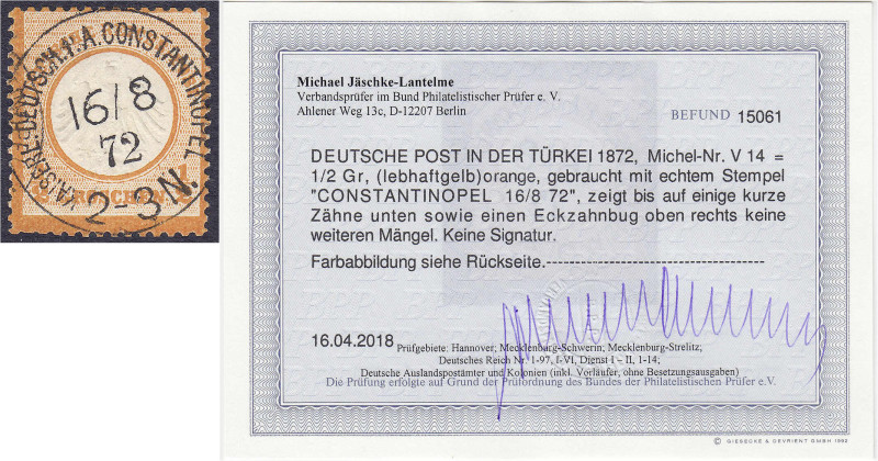 Briefmarken/Briefe/Postkarten der Kolonien und Nebengebiete
Deutsche Post in de...
