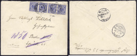 Briefmarken/Briefe/Postkarten der Kolonien und Nebengebiete
Deutsch-Neuguinea
Vorläufer
FRIEDRICH-WILHELMSHAVEN 8/6 95 zweimal voll und klar auf wa...
